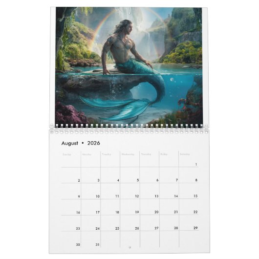 Mermen Kalender (Aug 2026)
