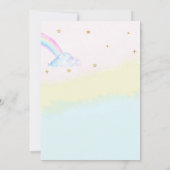 Mermicorn invitation anniversaire Fille Fête magiq (Dos)