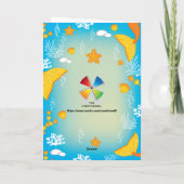 Mermure noire âgée de 2 ans | Bonne carte d'annive (Dos)