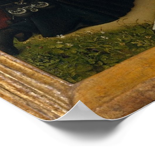 Merode Alterpart van Robert Campin Poster (Hoek)