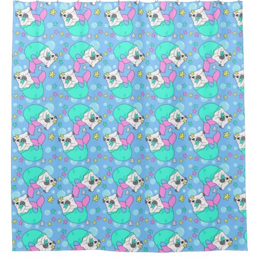 Merpug Motif rideau de douche (Devant)