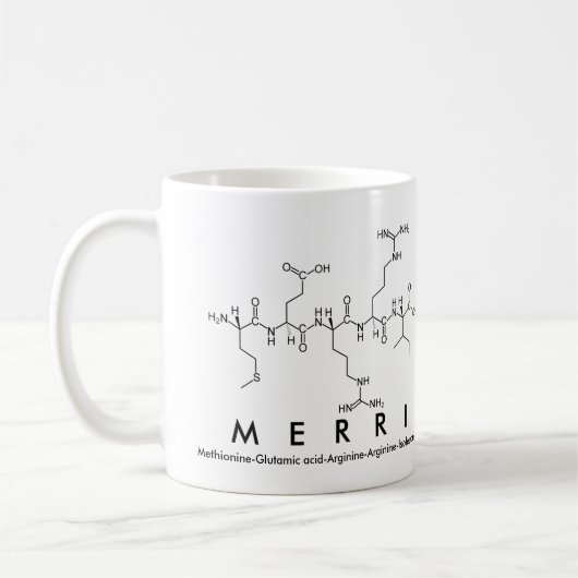 Merri peptide nom mug (Gauche)