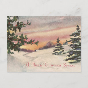Merrie Christmas briefkaart
