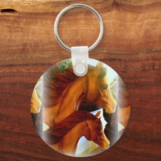 merrie en pony sleutelhanger (Voorkant)