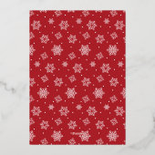 Merrier Faire-part de grossesse Foil Carte de vaca (Verso)