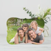 Merrier: Kerstmis ooit Feestdagenkaart (Staand voorkant)