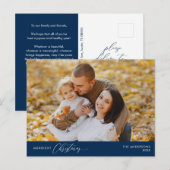 Merriest Christmas Family Foto, Winter Happiness Briefkaart (Voorkant / Achterkant)