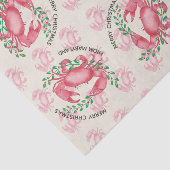 Merriest Christmas van Maryland Crab Tissuepapier (Detail)