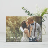 Merrily Ever After, Mariage carte photo de Noël (Debout devant)