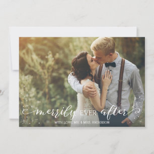 Merrily Ever After, Mariage carte photo de Noël
