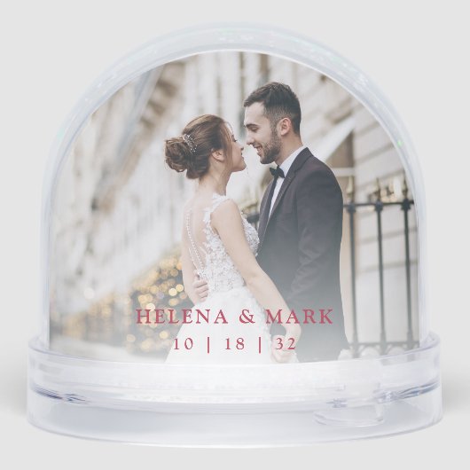 Merrily Ever Après Mariage Photo & Texte Personnal (Arrière)