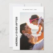 Merrily Jamais après Joyeuse carte de Noël de fami (Devant)