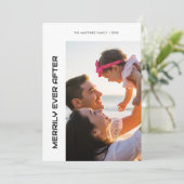 Merrily Jamais après Joyeuse carte de Noël de fami (Debout devant)