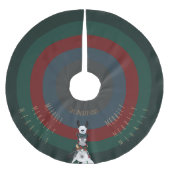 "Merrily Merrily" Ezel Llama & Schaap Kerstboom Rok (Voorkant)