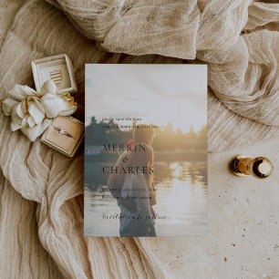 Merrin Foto Elegant Huwelijk Save The Date