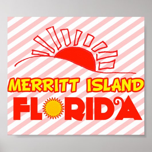 Merritt Island, Florida Poster (Voorkant)