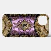 Merrityme Plum dance Beauful Monogram Protection Case-Mate iPhone Case (Achterkant (horizontaal))