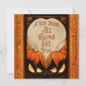 Merry All Hallows Eve | Kaart Halloween (Voorkant)