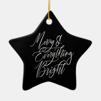 Merry & Alles Helder Zwart Keramisch Ornament