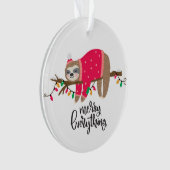 Merry Alles | Sleepige sleuf Ornament (voorkant)