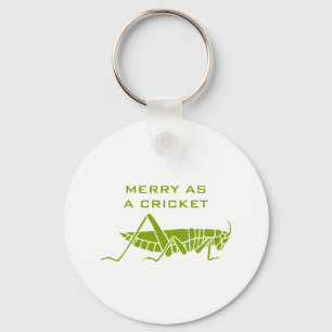 Merry als cricket sleutelhanger