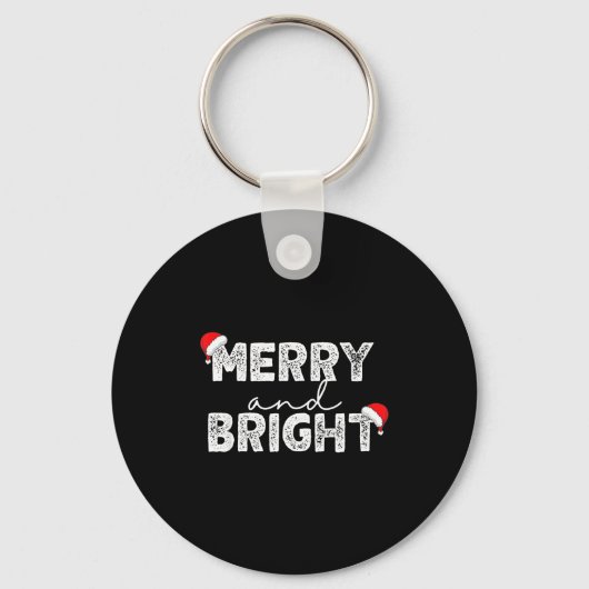 Merry &amp; Bright And I'm Trying To Feel Merry &a Sleutelhanger (Voorkant)