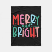 Merry &amp; Bright Moody &amp; Uptight Matching Co Fleece Deken (Voorkant)