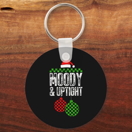Merry & Bright Moody & Uptight Matching Co Sleutelhanger (Voorkant)