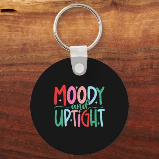Merry & Bright Moody & Uptight Matching Co Sleutelhanger (Voorkant)
