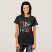 Merry & Bright Moody & Uptight Matching Co T-shirt (Voorkant volledig)
