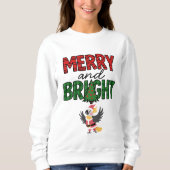 Merry and Bright Christmas Holiday Sweatshirt (Voorkant)