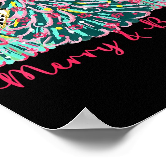 Merry And Bright Christmas Tree Xmas Tree Family H Poster (Hoek)