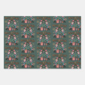 Merry and Bright Coquette Nutcracker Leopard Xmas Inpakpapier Vel (Voorkant)