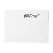 "Merry and Bright" Festive Hand Lettered Holiday (Achterkant)