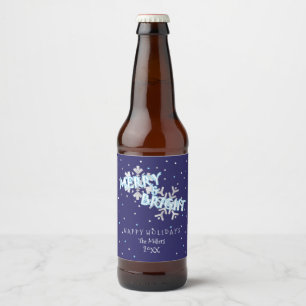Merry and Bright, Holiday Bier Etiket