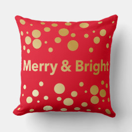 Merry and Bright Holiday Kussen