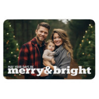 Merry and Bright Horizontale Kerst Foto