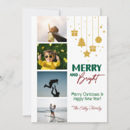 Merry and Bright Kerstkaart