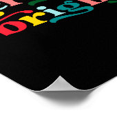 Merry And Bright Modern Christmas Womens Poster (Hoek)