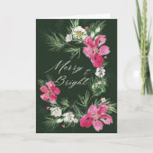 Merry and Bright Modern Scripting Design Kaart (Voorkant)