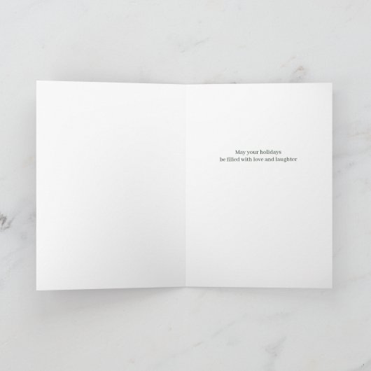 Merry and Bright Modern Scripting Design Kaart (Binnen)
