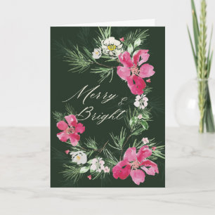 Merry and Bright Modern Scripting Design Kaart