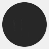 Merry And Bright Moody And Uptight Christmas Coupl Ronde Sticker (Voorkant)