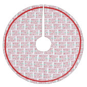 Merry and Bright Red en Green Kerstboom Rok (Voorkant)