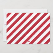 Merry and Bright Rustic Kraft Red Script Business Feestdagenkaart (Achterkant)