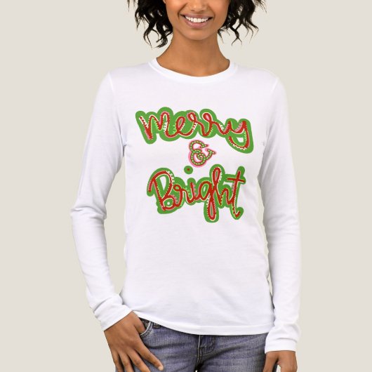 Merry and Bright Shirt (Voorkant volledig)