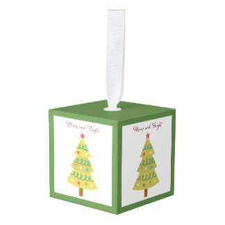 Merry and Bright Tissue Box Hoesje Ornament