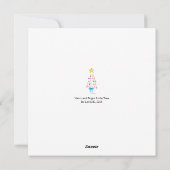 Merry and Bright Tree Feestdagenkaart (Achterkant)