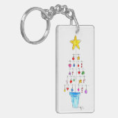 Merry and Bright Tree Sleutelhanger (Voorkant Links)