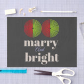 Merry and Bright: Vier de vreugde van het seizoen Tissuepapier (Craft)